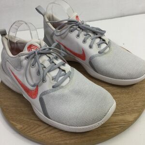 Nike Mens Flex Experience Run 10 Road Running Shoes Lace-Up White Gray Size 9.5